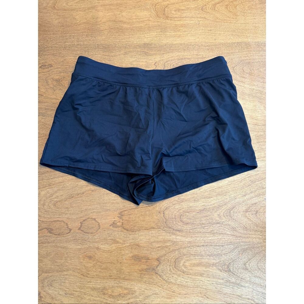Lands' End Black Swim Shorts - Women's Active Swimwear